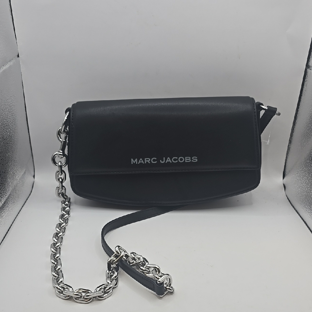 Brand New Marc Jacobs Shoulder Bag with Chain Strap Black - Picture 2 of 6